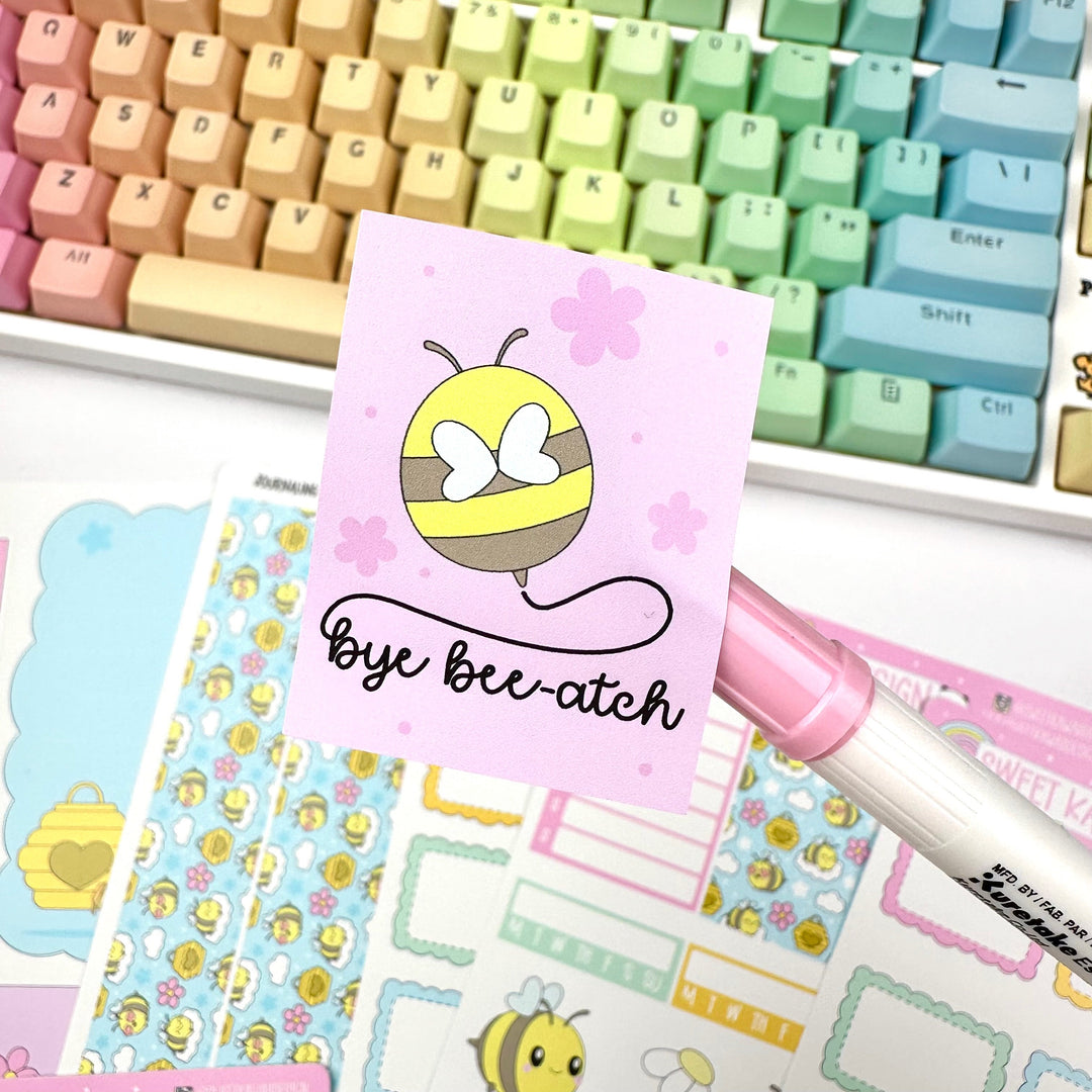 Buzzing with Creativity: Busy Bee Sticker Kit Feature 🐝
