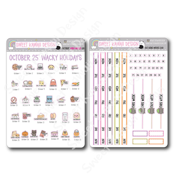 October 2025 Kit - Hobonichi Weeks