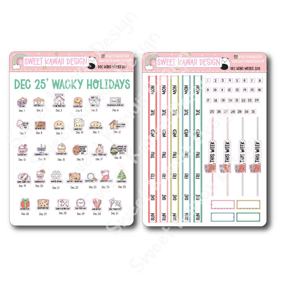December 2025 Kit - Hobonichi Weeks