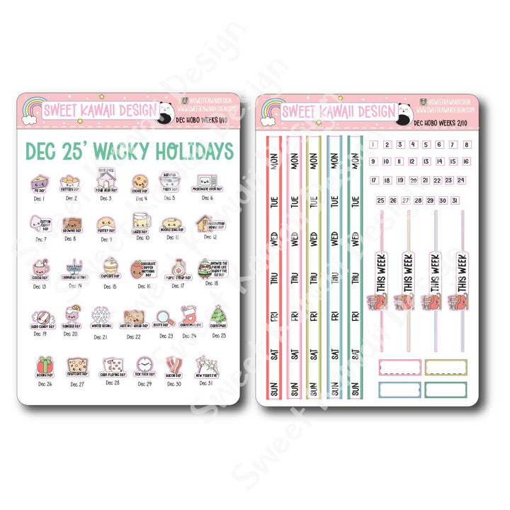 December 2025 Kit - Hobonichi Weeks