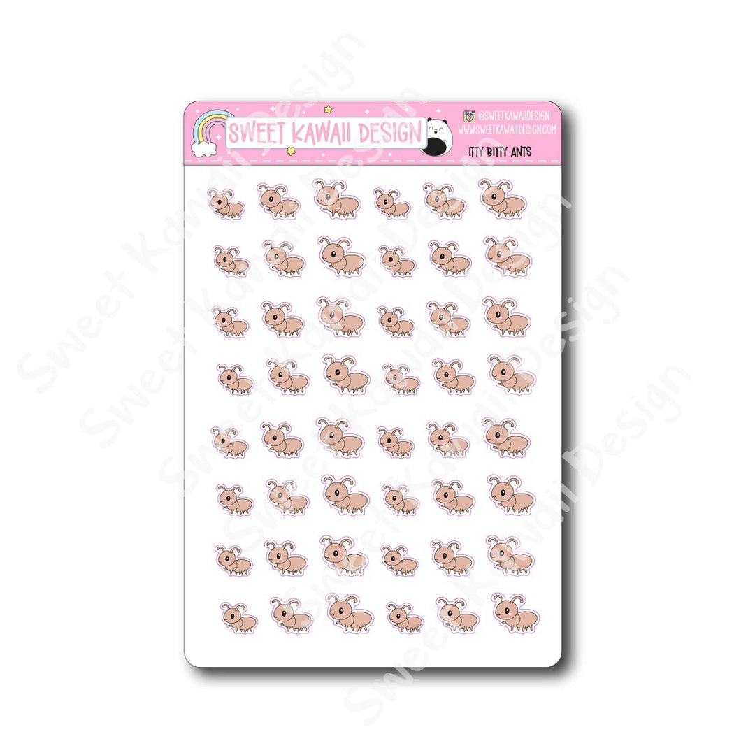 Kawaii Ant Stickers