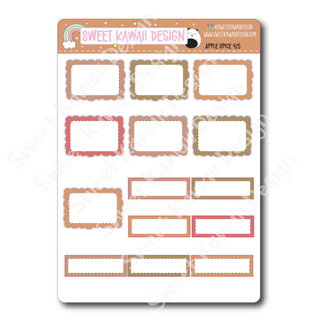 Weekly Kit - Apple Spice - SIZE OPTIONS AVAILABLE