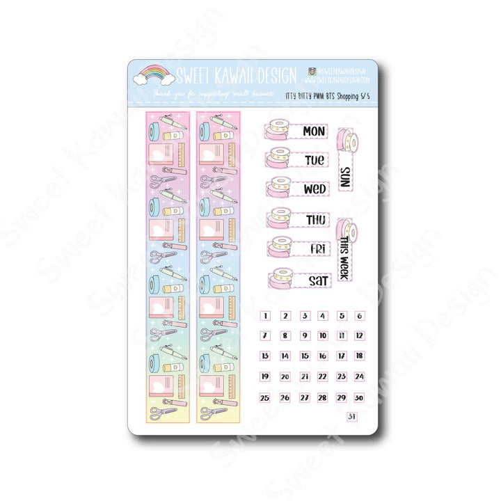 Weekly Kit  - BTS Shopping ITTY BITTY