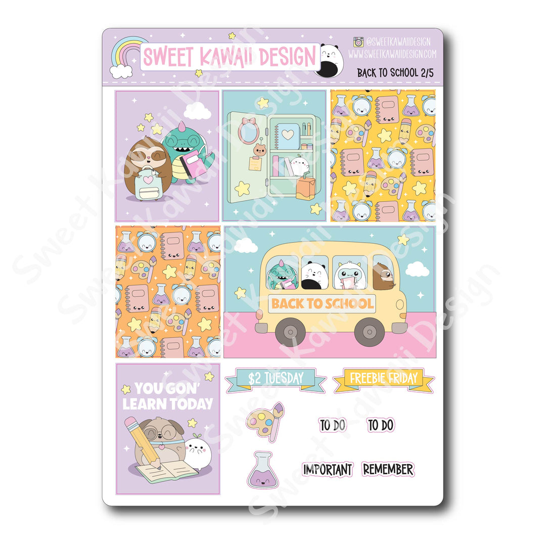 Weekly Kit - Back to School - SIZE OPTIONS AVAILABLE