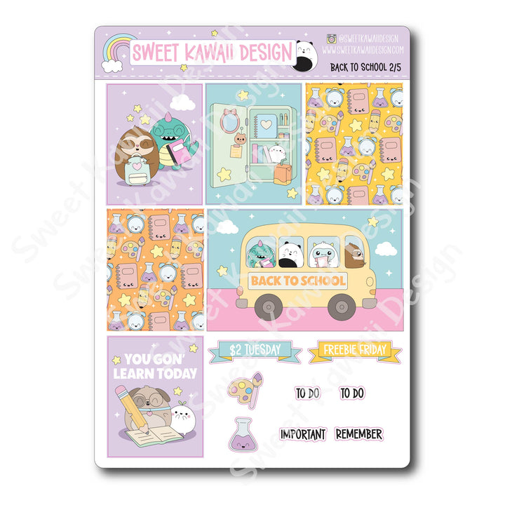 Weekly Kit - Back to School - SIZE OPTIONS AVAILABLE