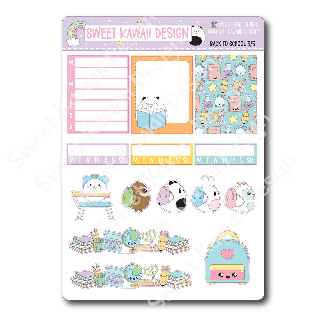 Weekly Kit - Back to School - SIZE OPTIONS AVAILABLE