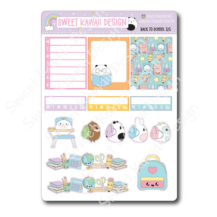 Weekly Kit - Back to School - SIZE OPTIONS AVAILABLE