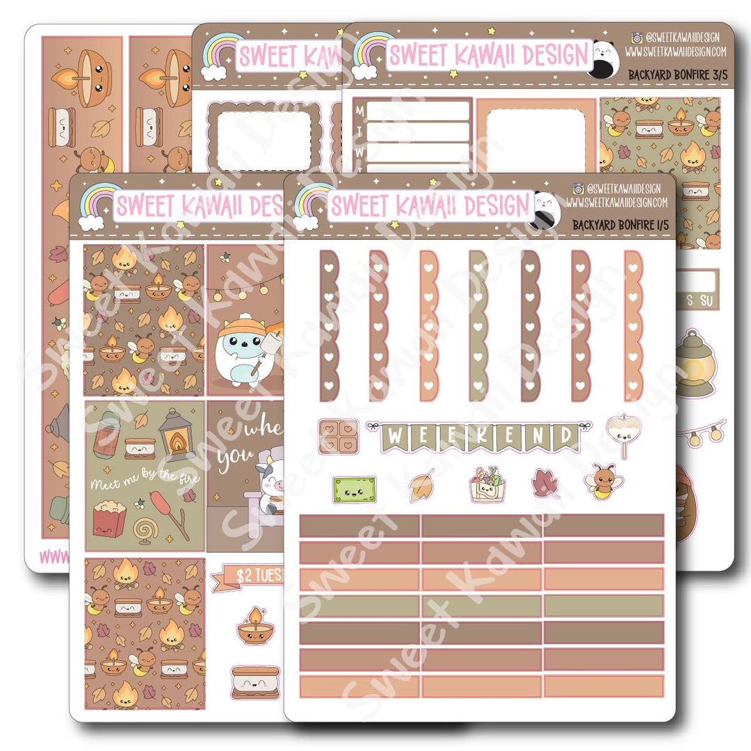 Weekly Kit - Backyard Bonfire - SIZE OPTIONS AVAILABLE