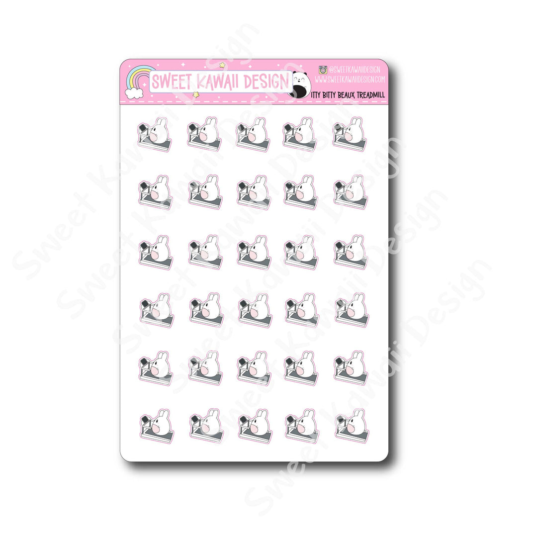 Kawaii Beaux Stickers - Treadmill