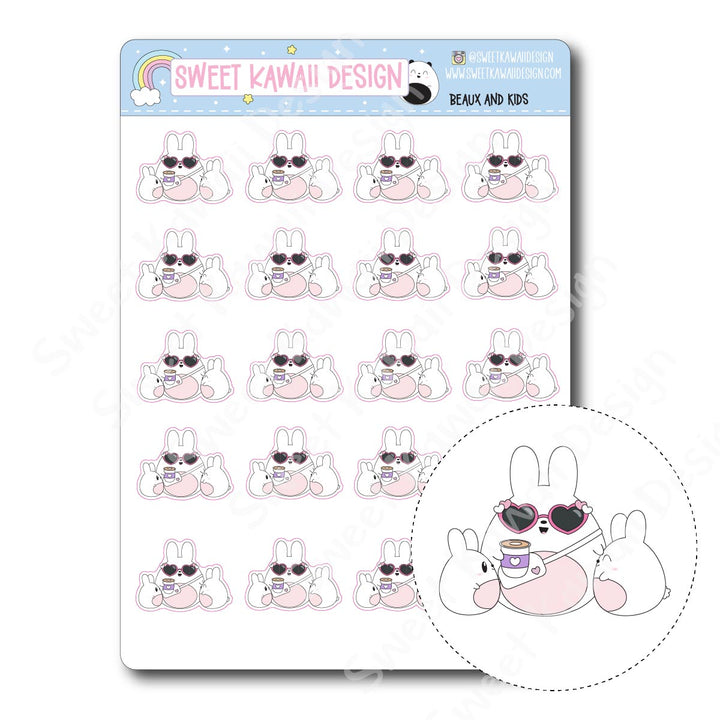 Kawaii Beaux and Kids Stickers