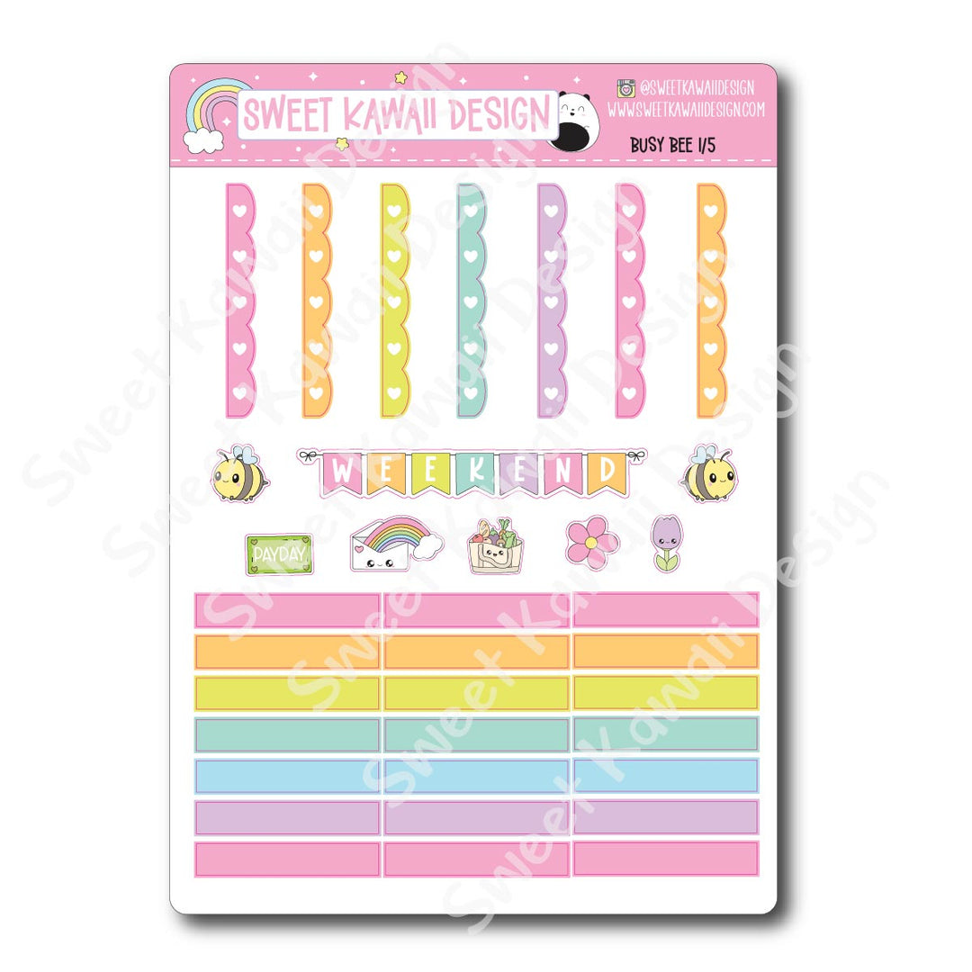 Weekly Kit - Busy Bee - SIZE OPTIONS AVAILABLE