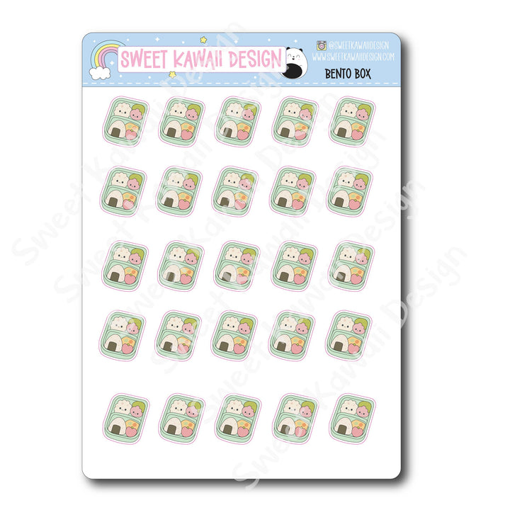 Kawaii Bento Box Stickers