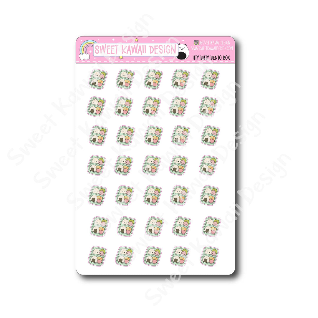 Kawaii Bento Box Stickers