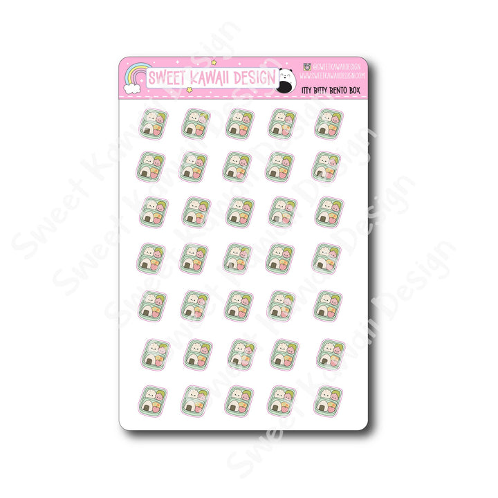 Kawaii Bento Box Stickers