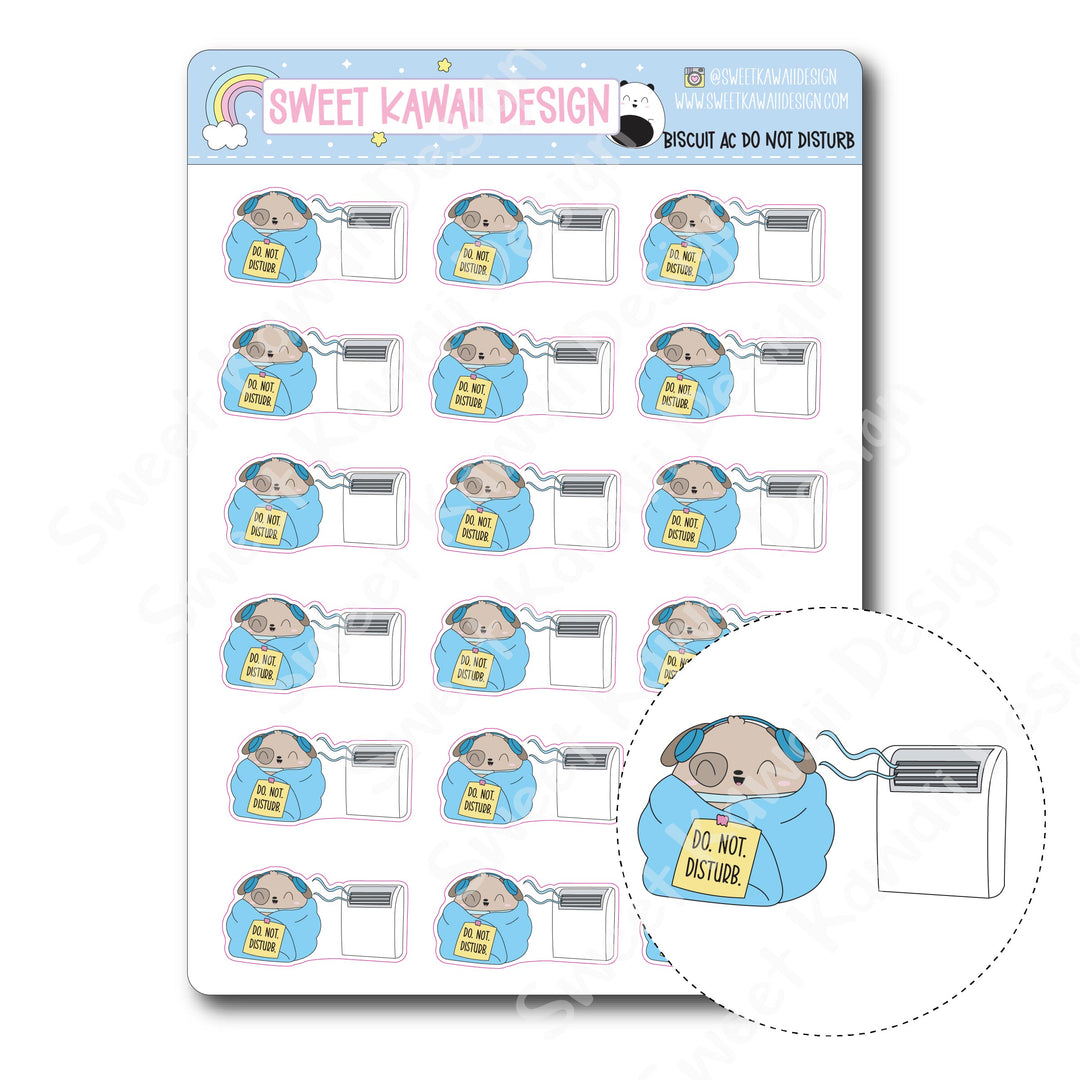 Kawaii Biscuit Stickers - AC Do Not Disturb