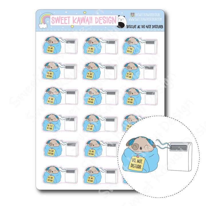 Kawaii Biscuit Stickers - AC Do Not Disturb