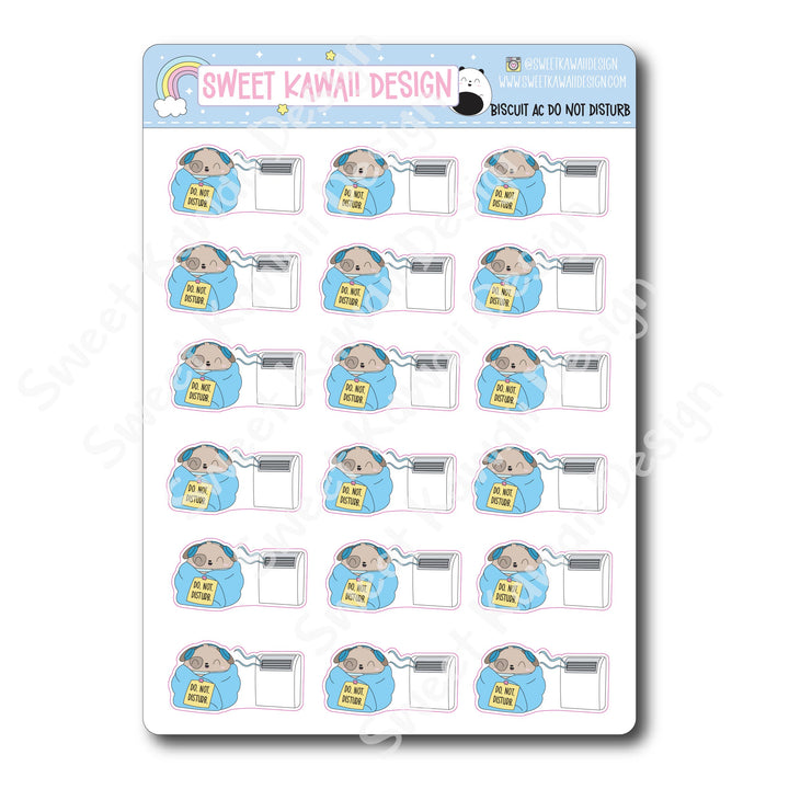 Kawaii Biscuit Stickers - AC Do Not Disturb