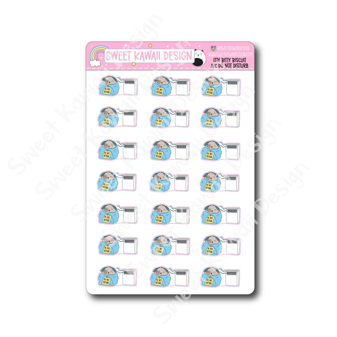 Kawaii Biscuit Stickers - AC Do Not Disturb