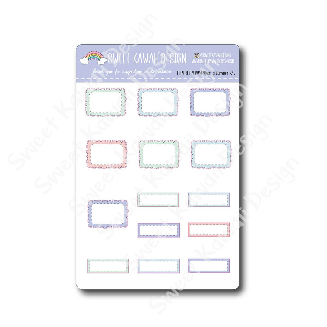 Weekly Kit  - What a Bummer ITTY BITTY