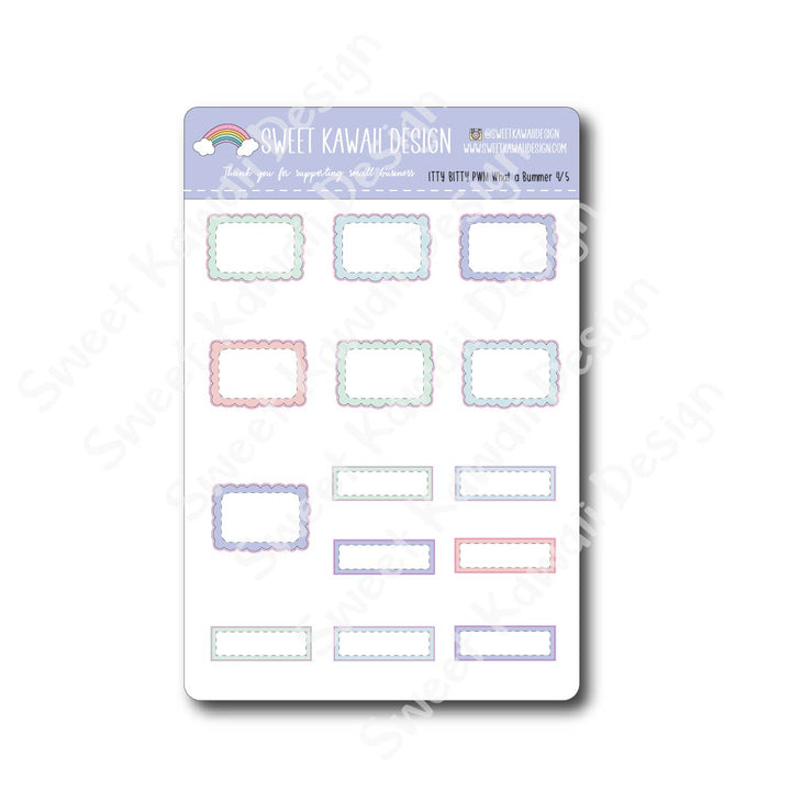 Weekly Kit  - What a Bummer ITTY BITTY