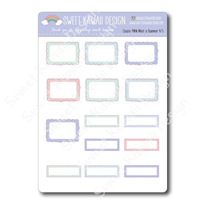 Weekly Kit  - What a Bummer COUSIN