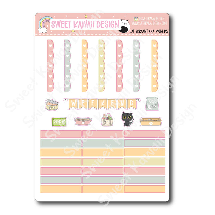 Weekly Kit - Cat Servant - SIZE OPTIONS AVAILABLE