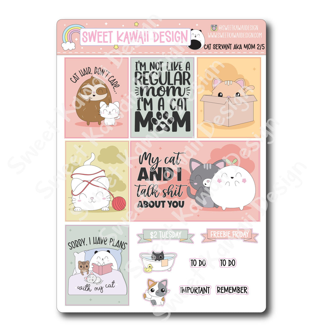 Weekly Kit - Cat Servant - SIZE OPTIONS AVAILABLE