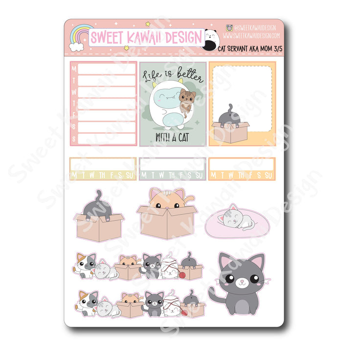 Weekly Kit - Cat Servant - SIZE OPTIONS AVAILABLE