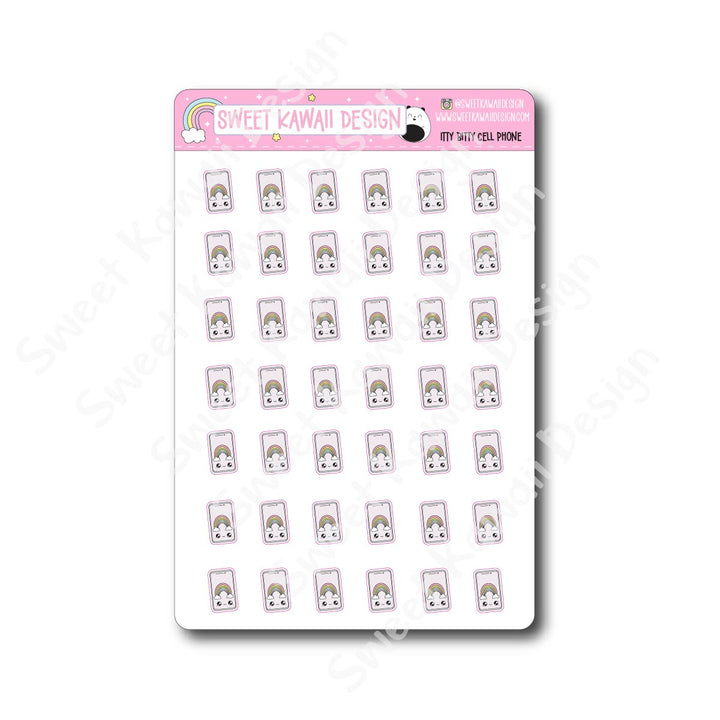 Kawaii Cell Phone Stickers