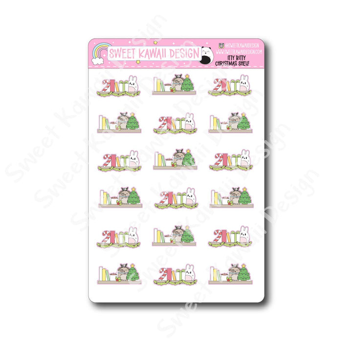 Kawaii Christmas Shelf Stickers