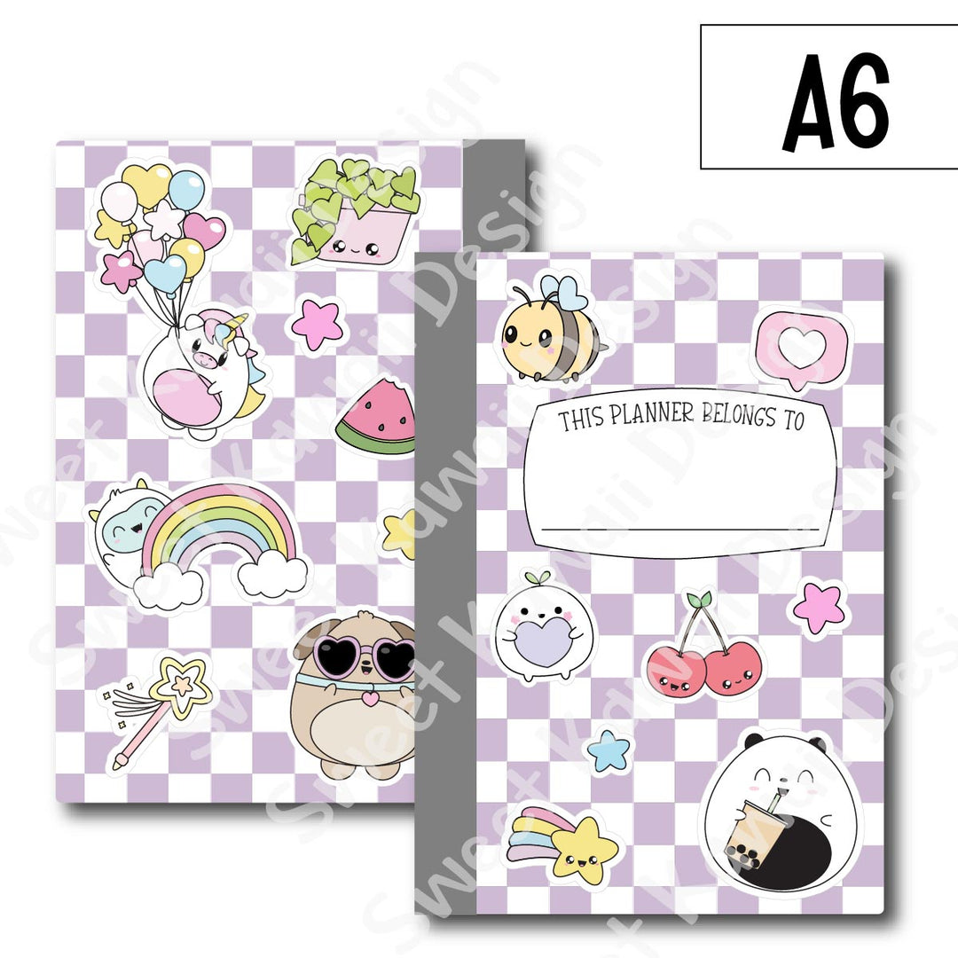 Planner Cover Stickers Colors and Sizes Available