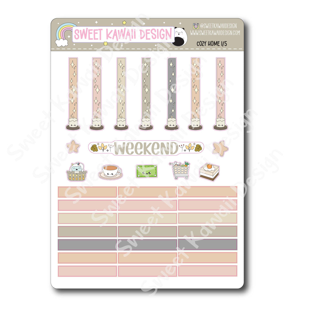 Weekly Kit - Cozy Home - SIZE OPTIONS AVAILABLE