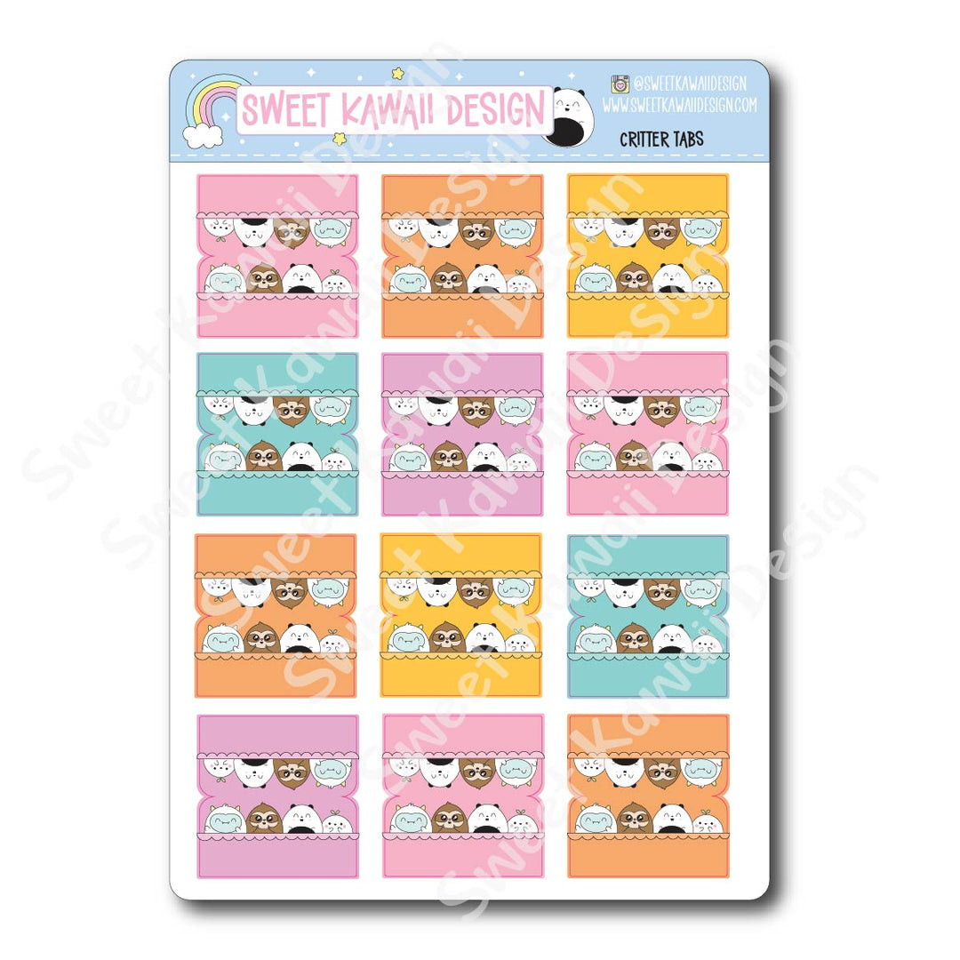 Kawaii Critter Tabs