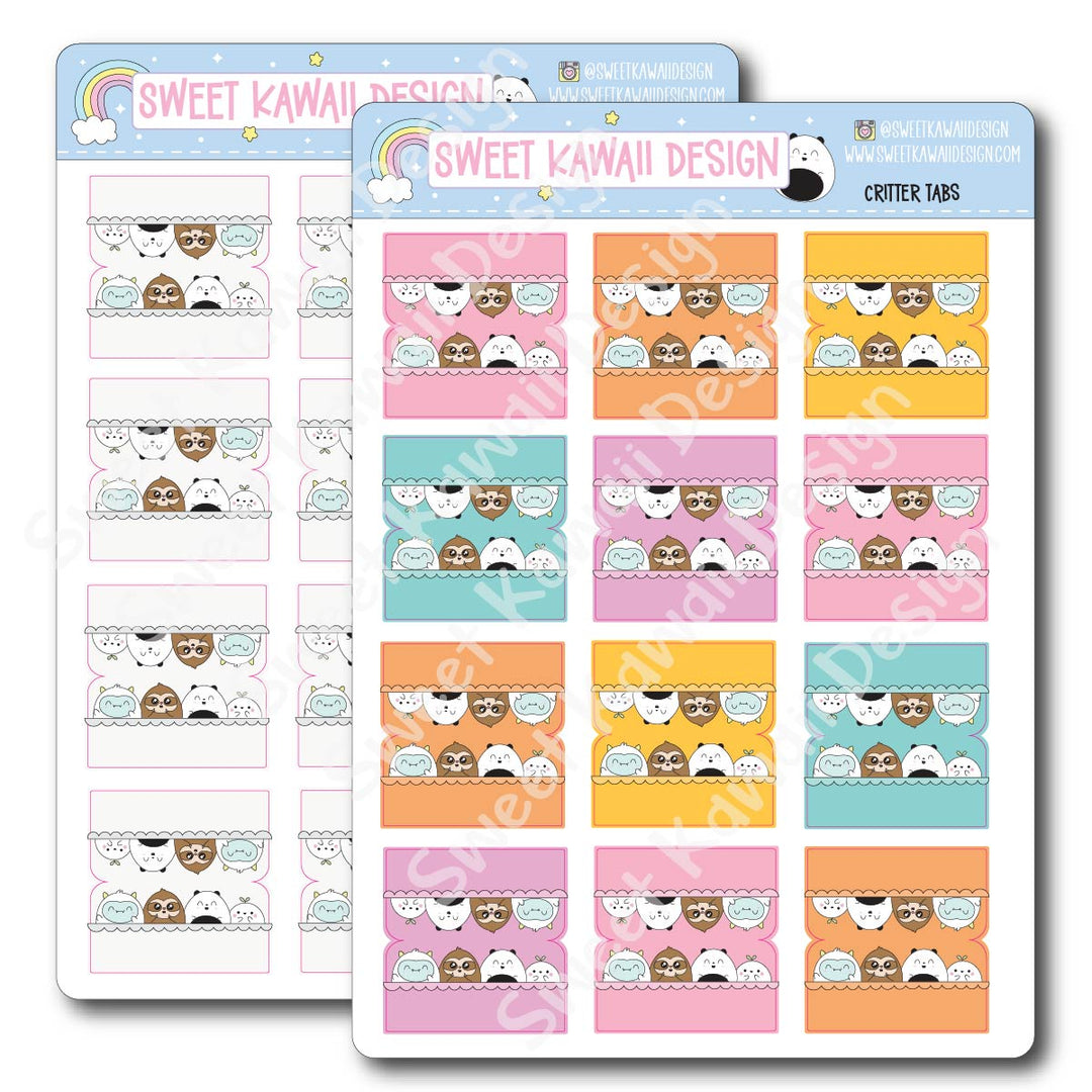 Kawaii Critter Tabs