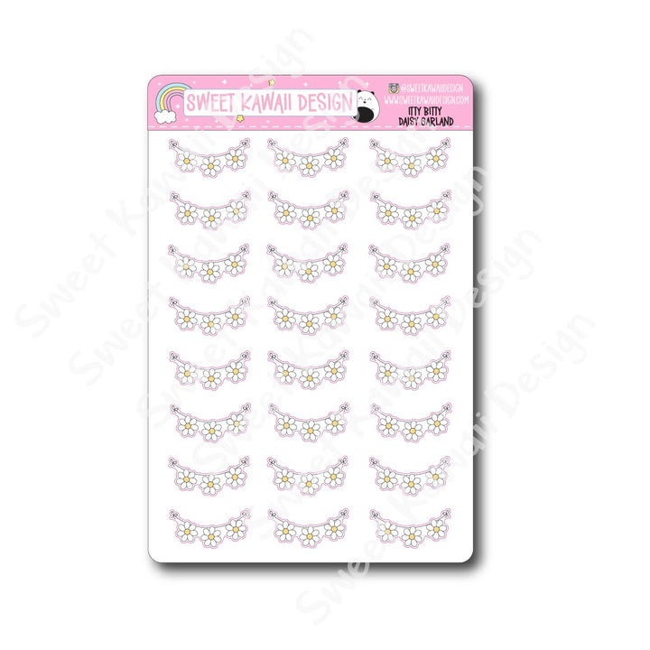 Kawaii Daisy Garland Stickers