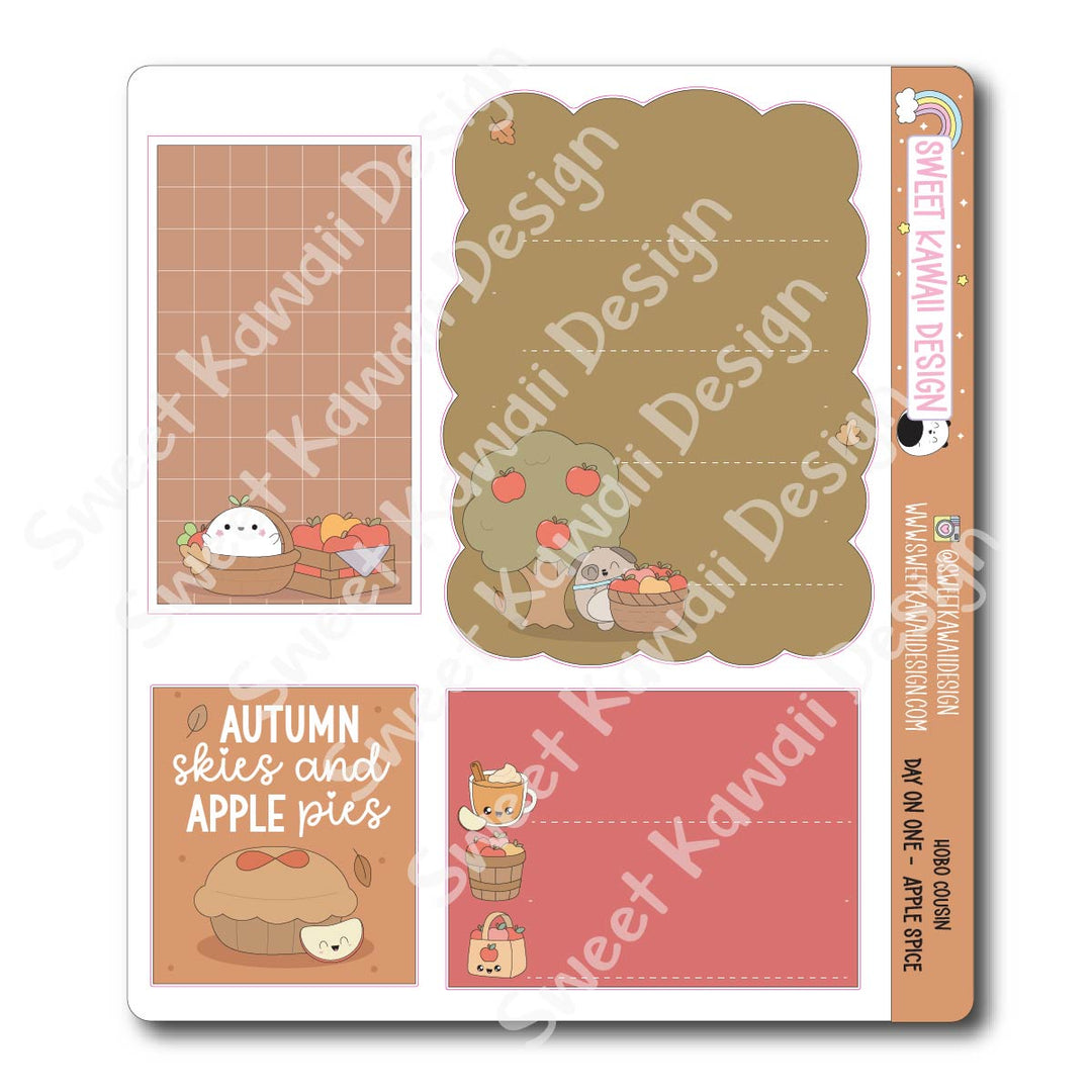 Hobo Cousin - Day On One Page - Apple Spice