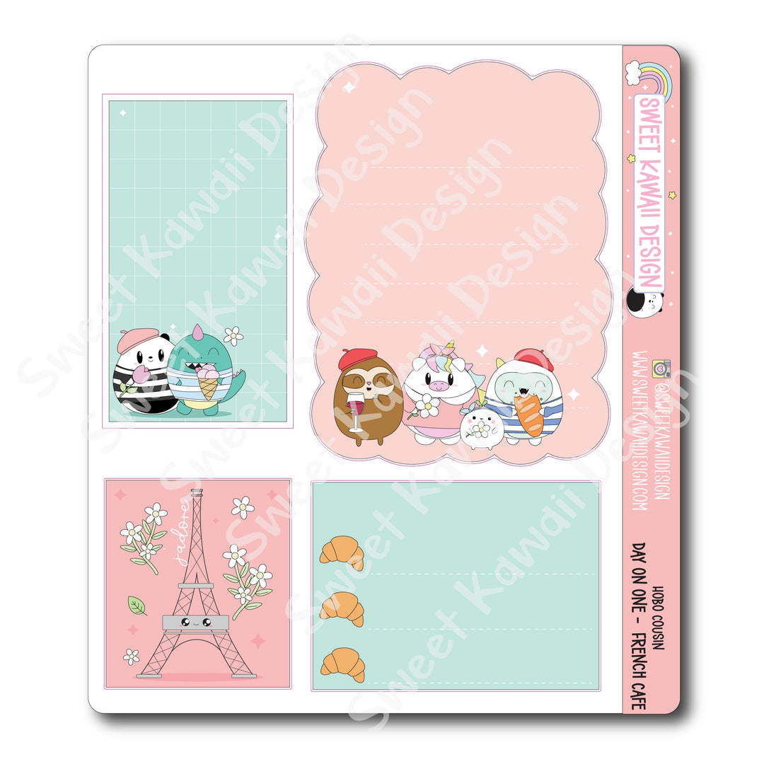 Hobo Cousin - Day On One Page - French Cafe