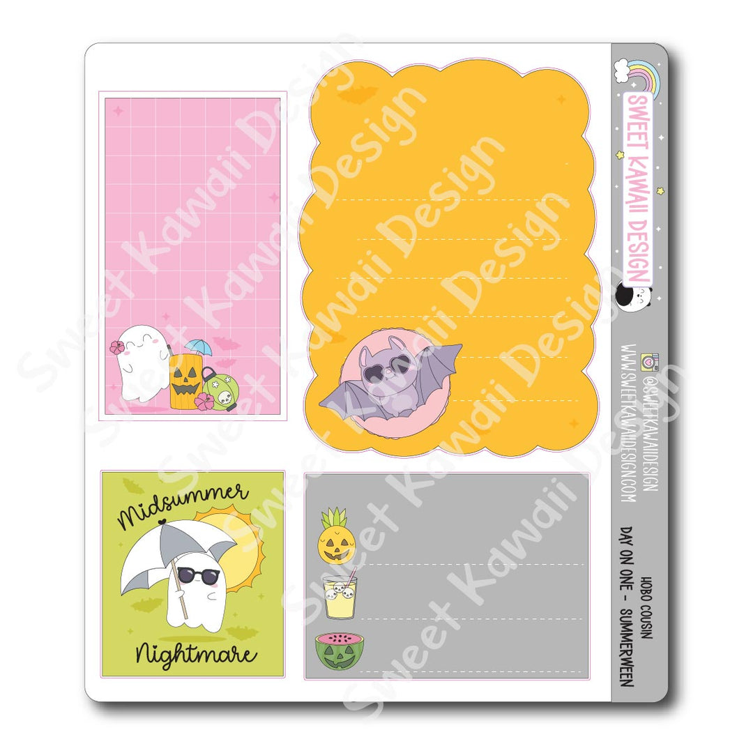 Hobo Cousin - Day On One Page - Summerween