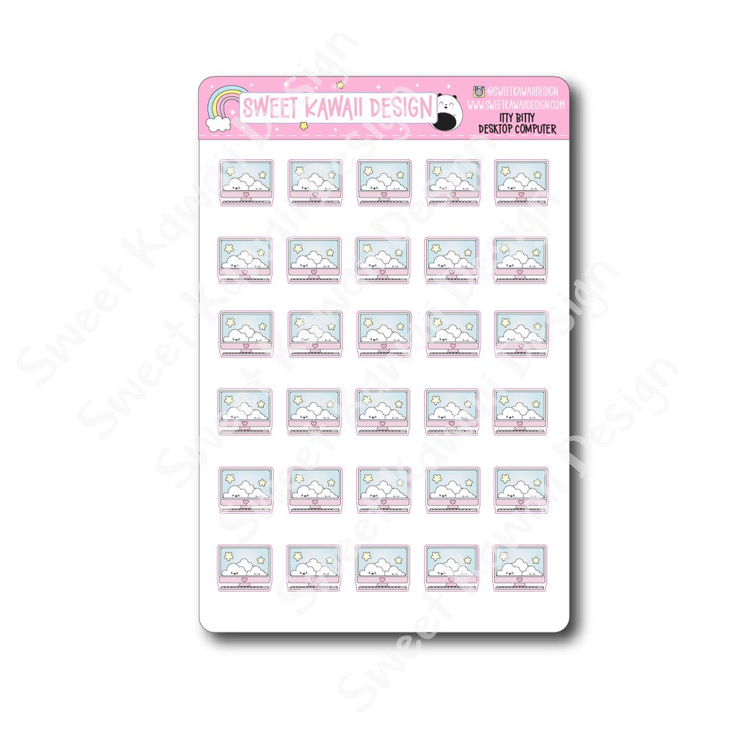 Kawaii Desktop Computer Stickers