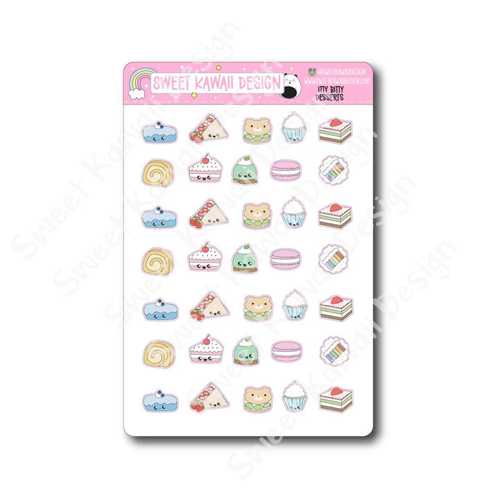 Kawaii Desserts Stickers
