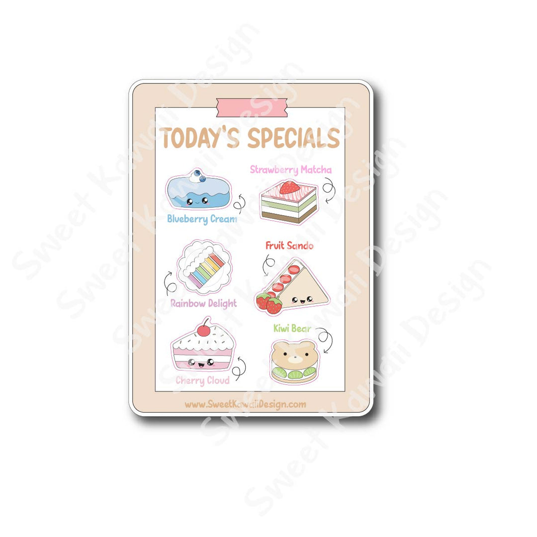 FF Sampler - Fresh Baked Menu