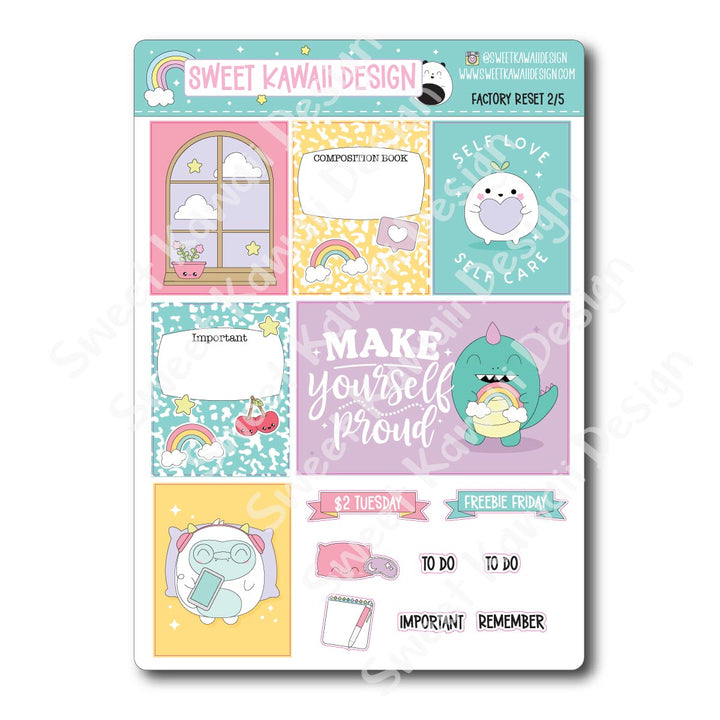 Weekly Kit - Factory Reset - SIZE OPTIONS AVAILABLE