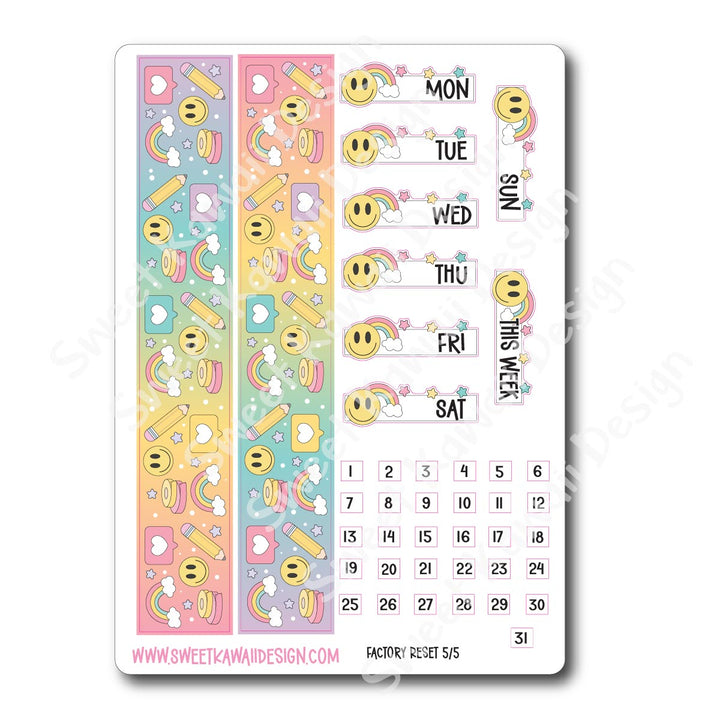 Weekly Kit - Factory Reset - SIZE OPTIONS AVAILABLE