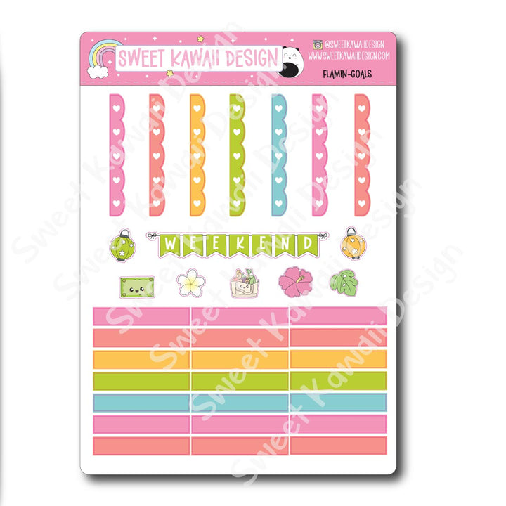 Weekly Kit - Flamingoals - SIZE OPTIONS AVAILABLE