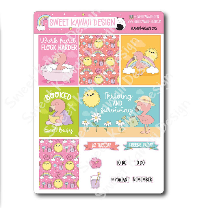 Weekly Kit - Flamingoals - SIZE OPTIONS AVAILABLE