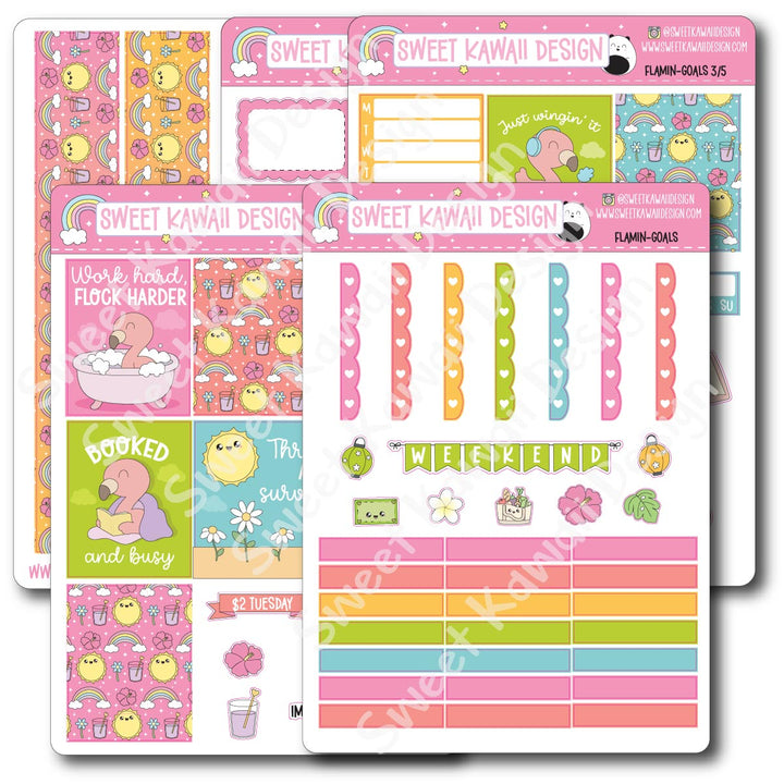Weekly Kit - Flamingoals - SIZE OPTIONS AVAILABLE