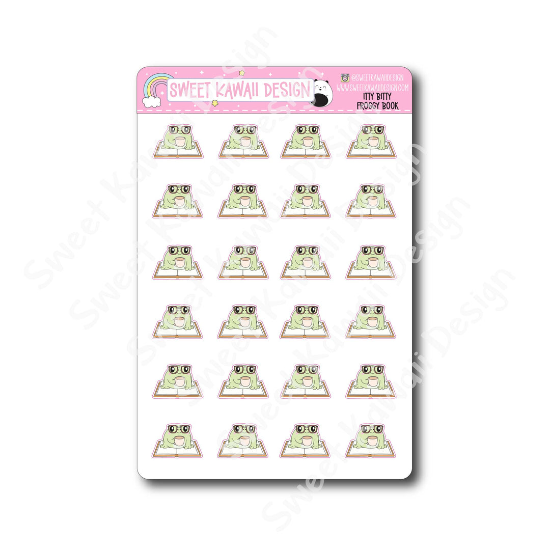 Kawaii Froggy Book Stickers