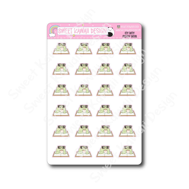 Kawaii Froggy Book Stickers