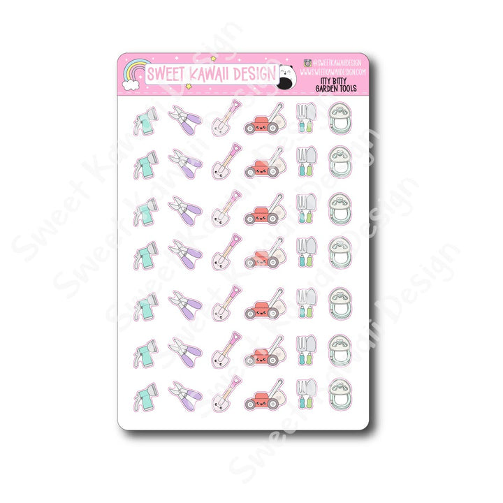 Kawaii Garden Tool Stickers
