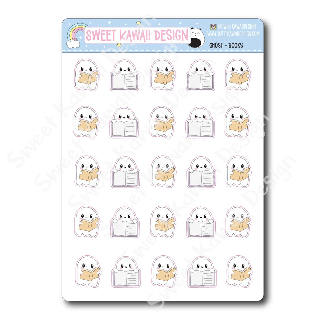 Kawaii Ghost Stickers - Books